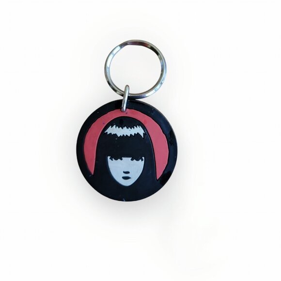 Vintage **Emily The Strange** Y2K **Goth Keychain** - Rare HTF - Picture 5 of 5